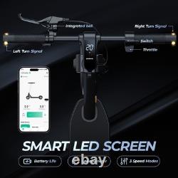 1000W Electric Scooter For Adults 25MPH 45 Mile Range 10 Tubeless Tires Scooter