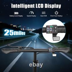 1000W Electric Scooter+Seat for Adults 25 MPH 45 Miles14 Tire UL 2849 Certified