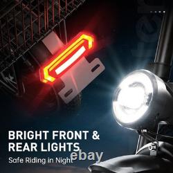 1000W Electric Scooter With Seat APP Commuter E-Scooter Max. 45Miles Range 28MPH