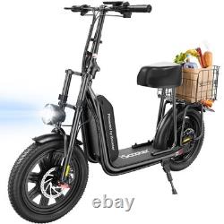 1000W Electric Scooter With Seat APP Commuter E-Scooter Max. 45Miles Range 28MPH
