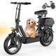 1000W Electric Scooter with Seat 25MPH 45Miles Range14 Tire with Box for Adults