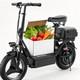 1000w Peak Adult Electric Scooter with Seat 14 Tire 48V 15AH 25MPH 45 Miles