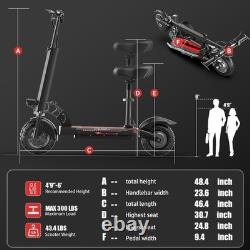 10Electric Scooter Adults 1200W Motor 25mph 35Miles Range E Scooter for Adults