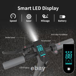10.2AH Adult Electric Scooter 30KM Long Range Fast Speed 350W E-Scooter With APP