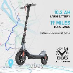 10.2AH Folding Electric Scooter Adult Urban Commute Long Range E-scooter + APP