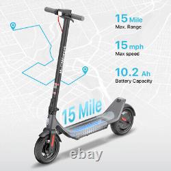 10.2ah Powerful Electric Scooter Kick E Scooter Foldable Long Range+app New 2024