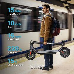 10.2ah Powerful Electric Scooter Kick E Scooter Foldable Long Range+app New 2024