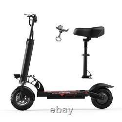 10'' Electric Scooter With Seat Peak 1200W Folding Commuter E Scooter 45 Miles