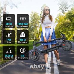 10 Foldable Electric Scooter Adult Commute 25KM Long Range Kick E-scooter +APP