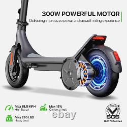 10 Foldable Electric Scooter Adult Commute 25KM Long Range Kick E-scooter +APP