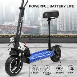 10'' Folding Electric Scooter 28MPH 10AH E-Scooter 800w Motor For Adults