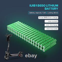 11 Adult Electric Scooter Foldable 1000W Urban Commuter Off Road E-Scooter+Seat