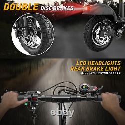 11 Adult Electric Scooter Foldable 1000W Urban Commuter Off Road E-Scooter+Seat