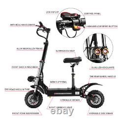 11 Inch Dual Drive Tire Foldable 85KM/H 60V 5600W Electric Scooter for Adults