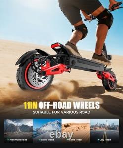 11'' Off Road Adults Electric Scooter, 31Mph 1600W 50 Miles Long Range E-Scooter