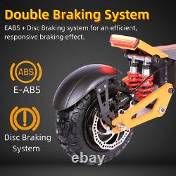 11in Folding Electric Scooter 5000W 52V 26AH Dual Motor Adult Off Road Tire