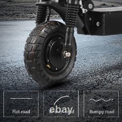 11in Folding Electric Scooter 5000W 52V 26AH Dual Motor Adult Off Road Tire