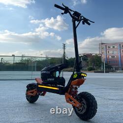 11in Folding Electric Scooter 5000W 52V 26AH Dual Motor Adult Off Road Tire