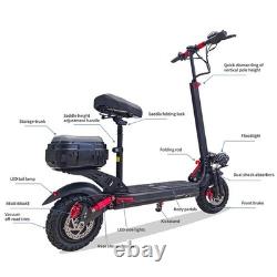 1200W Adult E-Scooter 25/34Mi Range, 34mph, 11 All-Terrain Tires, Seat