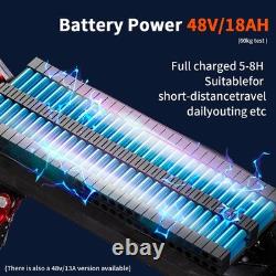 1200W Adult E-Scooter 25/34Mi Range, 34mph, 11 All-Terrain Tires, Seat