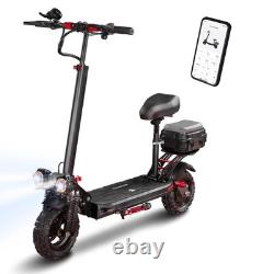 1200W Adult E-Scooter 25/34Mi Range, 34mph, 11 All-Terrain Tires, Seat