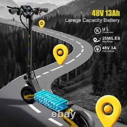 1200W Electric Scooter for Adult 48V13AH 28MPH 11'' Off-road Commuting E-Scooter