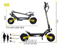 1200W Electric Scooter for Adult 48V13AH 28MPH 11'' Off-road Commuting E-Scooter