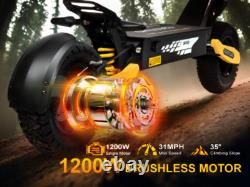 1200W Electric Scooter for Adult 48V13AH 28MPH 11'' Off-road Commuting E-Scooter