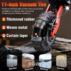 1200W Electric Scooter for Adults Folding Off Road E-Scooter 48V 17.5AH 30MPH US