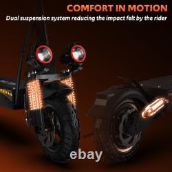 1200W Folding Off-Road Electric Scooter Adult, 48V 15AH Battery, Up to 31Mph