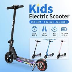 130W Electric Scooter for Adults, Up to 9 MPH, Folding E-Scooter, for kids 6+