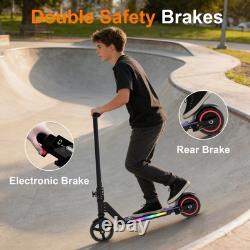 130W Electric Scooter for Adults, Up to 9 MPH, Folding E-Scooter, for kids 6+