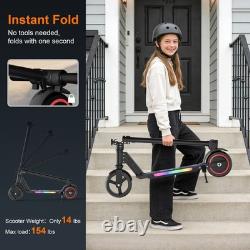 130W Electric Scooter for Adults, Up to 9 MPH, Folding E-Scooter, for kids 6+