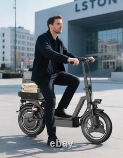 14 Adults Electric Scooter with Seat 1000W 45 Miles Foldable E-Scooter for Pets