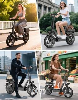 14 Adults Electric Scooter with Seat 1000W 45 Miles Foldable E-Scooter for Pets 14 Adults Electric Scooter with Seat 1000W 45 Miles Foldable E-Scooter for Pets
