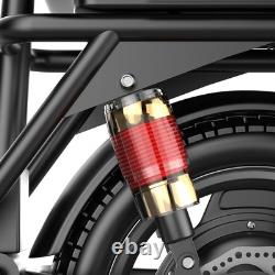 14 Adults Electric Scooter with Seat 1000W 45 Miles Foldable E-Scooter for Pets