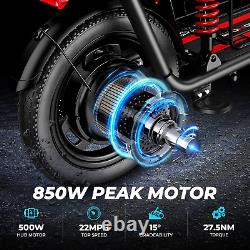 14 Electric Scooter 850W Peak for Adults 25 Miles Max Range 22 MPH 330lbs Load