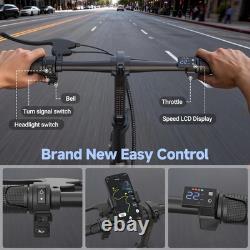 14'' Electric Scooter With Seat Peak 750W Folding Commuter E Scooter 38Miles