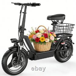 14 Electric Scooter for Adults 1000W 25 MPH 45 Miles Range E-Scooter with Seat