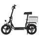 14'' Folding Electric Scooter with Seat 48V 1000W Seated E-Scooter 20Mph 31Miles