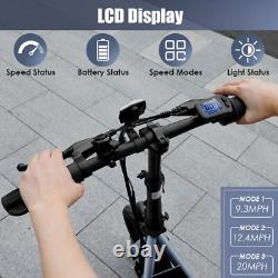 14 Peak 1200W Electric Scooter with Seat&Basket, Commuter Ebike for Adult&Teen