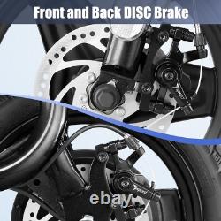 14 Peak 1200W Electric Scooter with Seat&Basket, Commuter Ebike for Adult&Teen