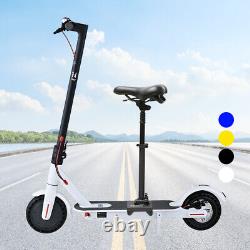 2024 600W 35KM/H Electric Scooter 30KM Adult Fold Travel e Bike White with Seat