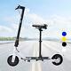 2024 600W 35KM/H Electric Scooter 30KM Adult Fold Travel e Bike White with Seat