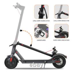 2024 600W 35KM/H Electric Scooter 30KM Adult Fold Travel e Bike White with Seat