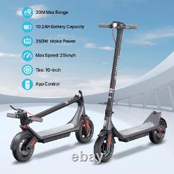 2024 Adult Electric Scooter 10.2ah Max 350w With App 10'' Foldable Escooter