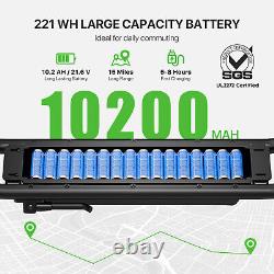2024 Adult Electric Scooter 10.2ah Max 350w With App 10'' Foldable Escooter