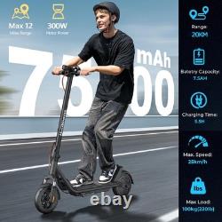 2025 Electric Scooter Adults Foldable Escooter Commuter with Shock Absorption APP