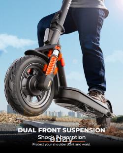 2026 600W Electric Scooter Adults Folding E-Scooter with APP & Shock Suspension