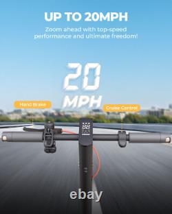 2026 600W Electric Scooter Adults Folding E-Scooter with APP & Shock Suspension